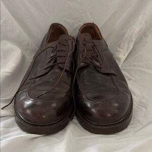Clarks Dark Brown Leather Men's Oxfords
